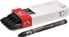 NEOCOLOR Creativ Company Waskrijt Zwart 10 Cm 10 Stuks