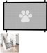 Barrière portable pour escaliers - Convient aux animaux de compagnie et aux enfants - Pas de perçage requis - Convient pour une utilisation intérieure et extérieure - 110x78 cm, noir