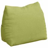 vidaXL Coussin de dossier vert clair 45 x 35 x 20 cm Tissu