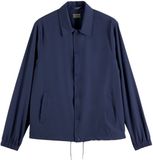 Scotch & Soda Heren Lichte Jas Blauw Maat L