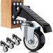 SOLEJAZZ 400KG Heavy Duty Zwenkwielen voor Meubels, 4 Pack