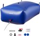 VEVOR Wateropslagzak, 1000L PVC Zachtwaterzak, Wateropslagcontainer, Lekvrije en Slijtvaste Watertank voor Buitenbesproeiing van Campers, Campings en Noodgevallen