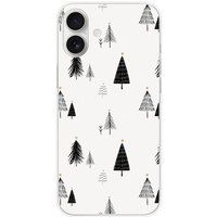 Apple iPhone 16 Plus Beschermende Siliconen Case - Elegante Dennenboom