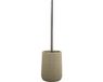 MSV Toiletborstel met Houder Squares Taupe - 35 cm