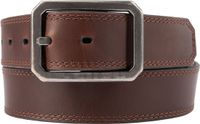 Carhartt Riem van leer met „rsible Center Bar Buckle” A0006222 - Mannen - Dark Brown