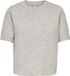ONLY ONLABBY LIFE SS BLING TOP O-NECK KNT Dames M Lichtgrijs Melange