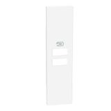 Bticino Living Now Cover 2-USB-oplader, 1-zits, wit