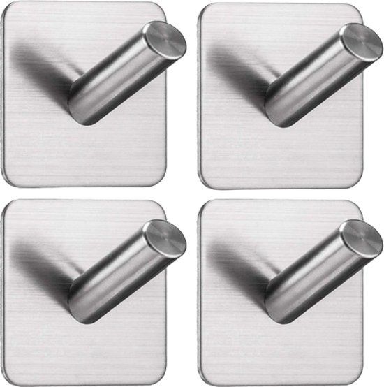 EAVY Handdoekhaakjes Zelfklevend - Set van 4