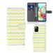 Samsung Galaxy A71 Book Case Vagues Jaune