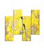 Homemania Wandafbeelding, motief: vogels, 4 stuks, voor woonkamer, slaapkamer, meerkleurig, 76 x 0,3 x 50 cm, HM204PMDF281, MDF