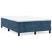 Boxspring Boxspring avec matelas velours bleu foncé 120x200 cm