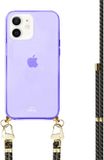 xoxo Wildhearts iPhone 11 paars hoesje met Gold Goddess koord