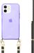 xoxo Wildhearts iPhone 11 paars hoesje met Gold Goddess koord