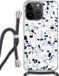 Case Company® iPhone 14 Pro Max Case with Cord - Terrazzo N°1 - Black Cord - TPU - Back Cover