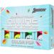 Srixon Golfballen Q-Star Tour 6 Divide - doos van 12 stuks, veelkleurig