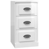 VidaXL Dressoir, hoogglanzwit, 36x35,5x67,5 cm, houtvezel
