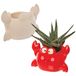 Baker Ross Krab Keramische Bloempotten - Set van 2