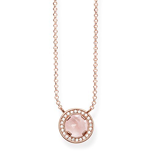 Thomas Sabo Glam und Soul KE1495-537-9-L45v Halsketting voor dames, 925 zilver, roségoud, 45 cm