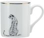 Mikasa Mok, Beker, 0.28 L, Cheetah, Wit, Porselein