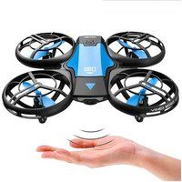 V8 Minidrone met afstandsbediening, 12 min levensduur batterij, Blauw