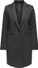 ONLY CARMAKOMA Meisjes Gewatteerde jas 46 Polyester Donkergrijs Melange