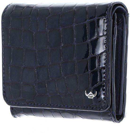 Golden Head Leren portemonnee Cayenne RFID Protect RV-Börse 3335 Nachtblau