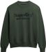 Superdry Sweatshirt Marque Loose Fit Vert M Femme