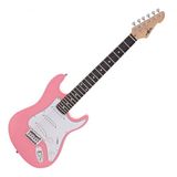 Gear4music 3/4 LA Elektrische Gitaar, Roze