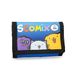 Comix SComix by Sio Scottecs Portemonnee met praktische klittenbandsluiting, portemonnee met buitenvak en binnenvakken, cadeau-idee voor kinderen en jongeren, 13 x 8,5 cm, blauw