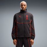 PUMA Trainingsjack 'AC Milan' donkergrijs / bloedrood