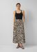 s.Oliver Midirok met luipaardprint en split opzij