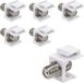 kwmobile 6x F-connector voor coax kabels