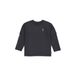 QPI sweater met backprint - antraciet