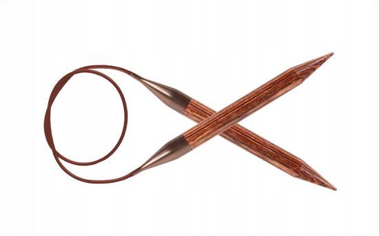 KnitPro Ginger Rondelle 120cm 3,75mm - Hout met flexibele kabel
