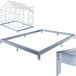 Gardebruk Stalen Fundering - Kweekkas 250x190x12cm Gegalvaniseerd - Grijs