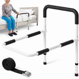 Alyze Bedsteun Tot 150KG – Bed beugel – Papegaai – Ouderen – Uitstap – Galg – Hulp middelen - Hekje - Hek - Rand - Uitval bescherming - Incl. band