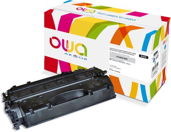 Armor - Zwart - compatibel - tonercartridge (alternatief voor: HP CF280X) - voor HP LaserJet Pro 400 M401, MFP M425