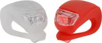 XQMax Fietsverlichting LED - Lampjes Set - Siliconen - Voor- en Achterlicht