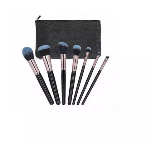 Mimo Mimo Makeup Brush Black 7 Pcs Set