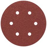 Bosch Pro Schuurblad voor excenterschuurmachine, hout en kleur Korrelgrootte 80 rood
