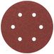Bosch Pro Schuurblad voor excenterschuurmachine, hout en kleur Korrelgrootte 80 rood