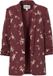 PIECES PCBOSELLA 3/4 PRINTED BLAZER NOOS BC Dames Blazers Tawny Port XL