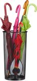 Relaxdays parapluhouder metaal - mesh - Ø26x50 cm - zwart