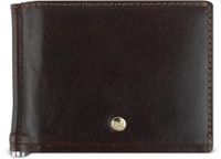 bugatti Neaples Geldclip Kaarthoes Wallet + Dollarclip Bruin