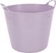 Excellent Houseware Flexibele kuip / emmer - lila paars - 27 liter - kunststof - 42 x 35 cm
