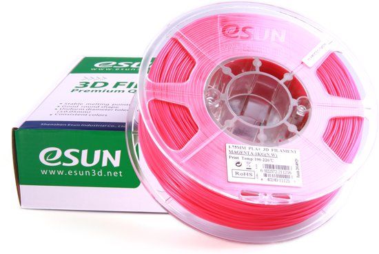 ESUN PLA+ Magenta 1.75mm 3D printer filament