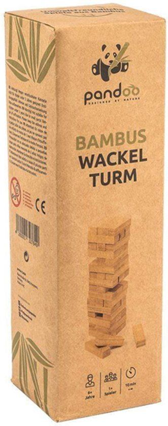 Pandoo Wankeltoren - Bamboe - Educatief spel - Hout