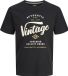 JACK & JONES JREBFELIX SS TEE T-shirt garçon Noir Coton Taille L