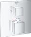 GROHE Grohtherm Cube inbouw douchekraan - Opbouwdeel - Met 2 uitgangen - chroom
