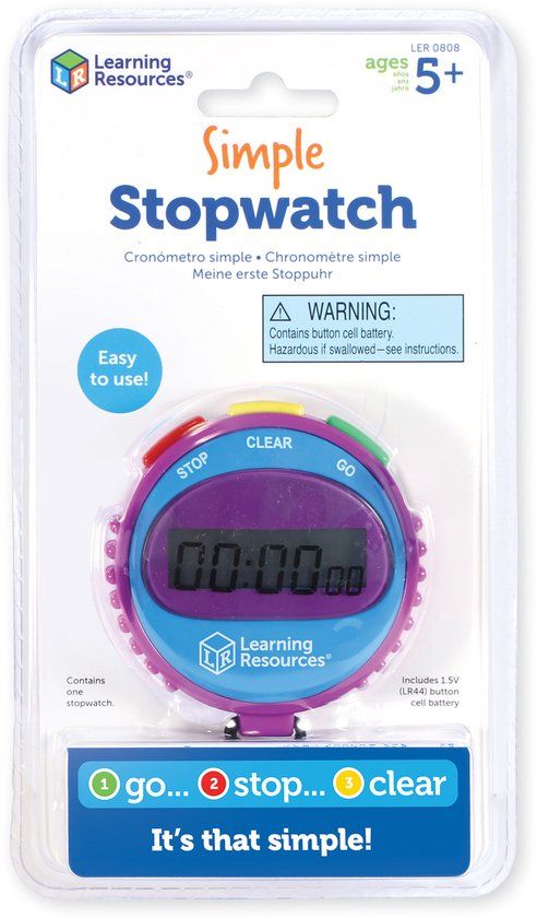 Learning Resources ® Simple Stopwatch